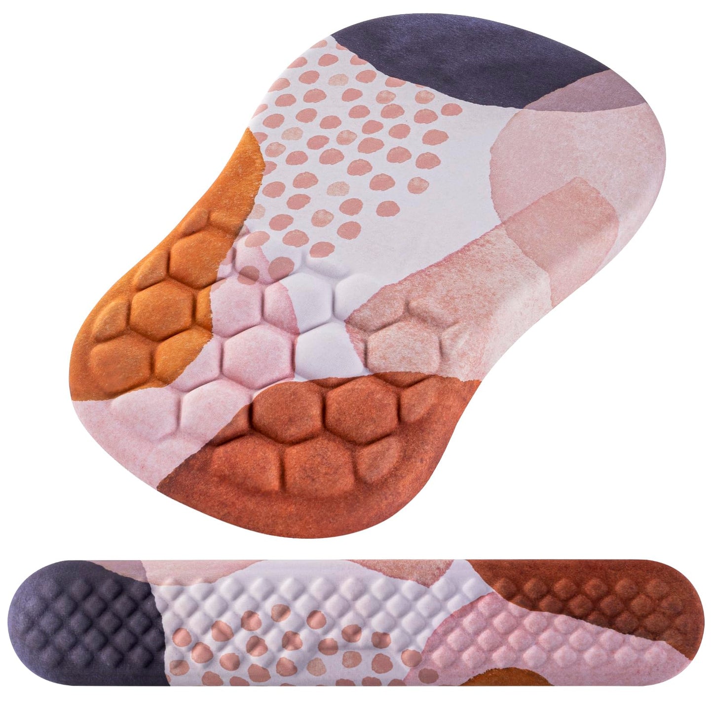 Laokiiy Ergonomic Mouse Pad & Keyboard Wrist Rest Set, Memory Foam