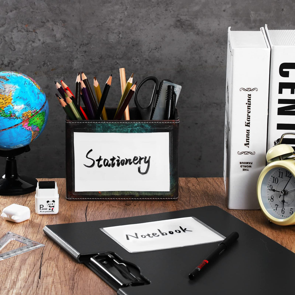 Chinco 100 Self Adhesive Pocket Index Card Pockets Index Card Holder Storage Tote Labels Pockets
