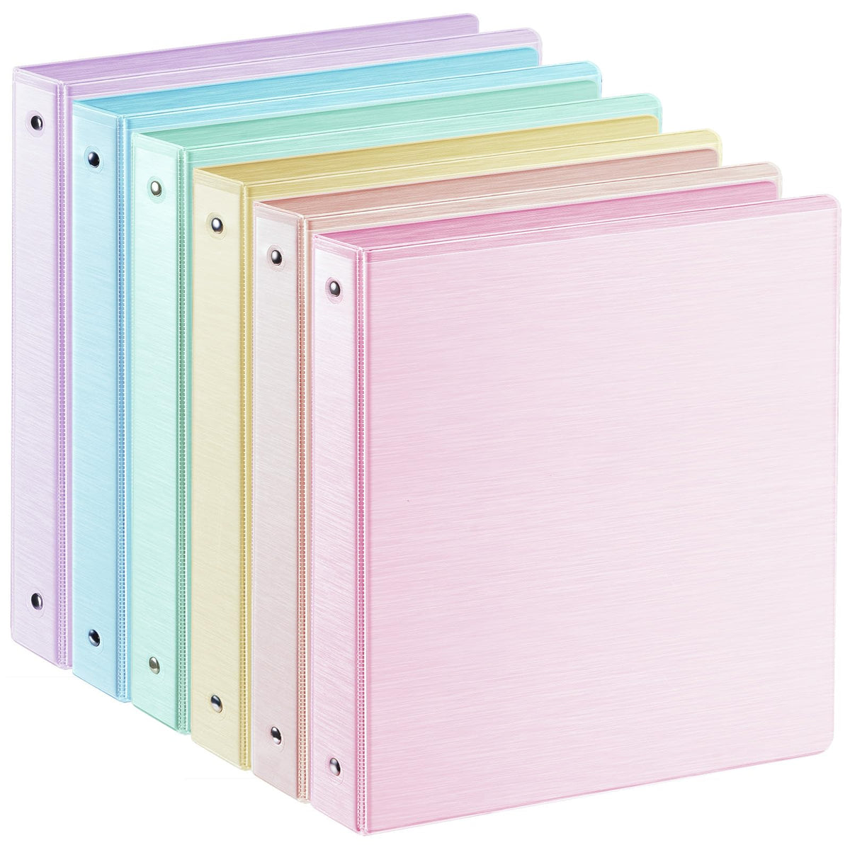 SUIN 1-inch 3 Ring Binder with 2 Interior Pockets, 1''Durable Binders Holds US Letter Size 8.5'' x