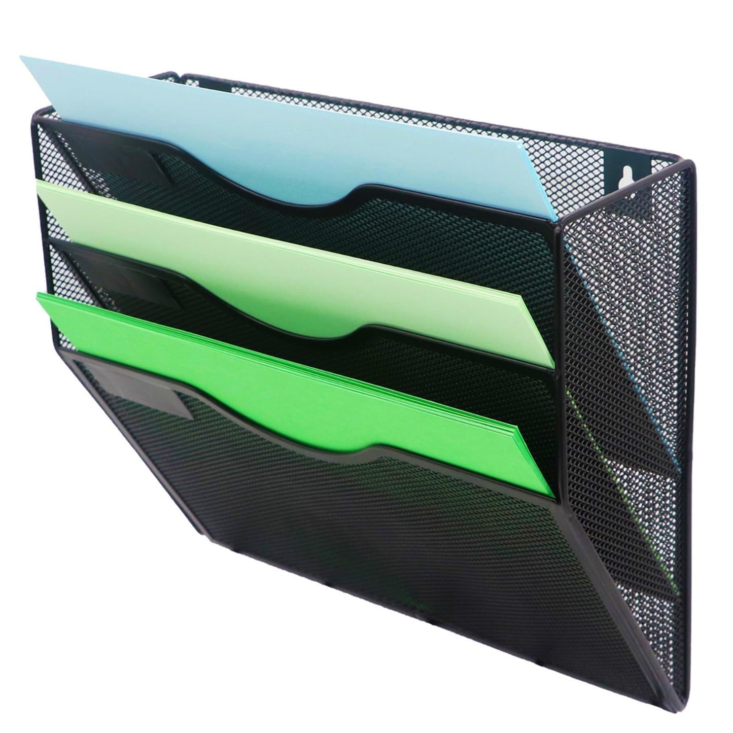 Kuntine.B Wall File Organizer Office Hanging Magazine Holder Wall File Organizer for Office Home