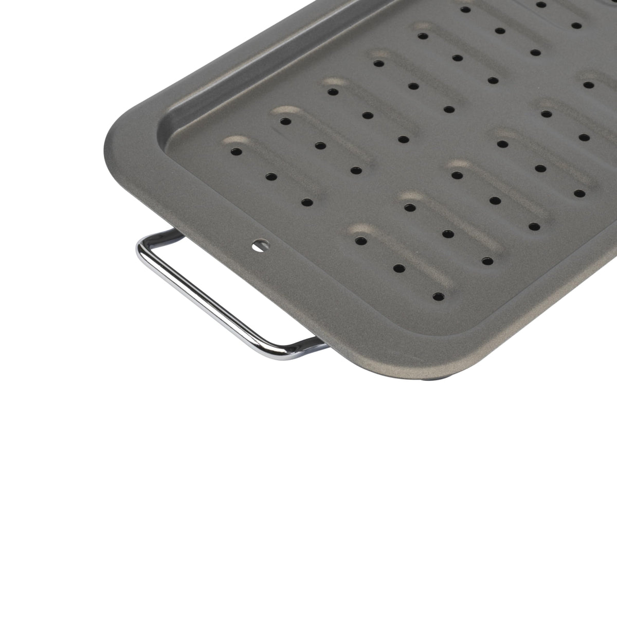 GoodCook Everyday Broiler Baking Pan with Built-in Handles Nonstick Warp-Resistant Heavy-Gauge