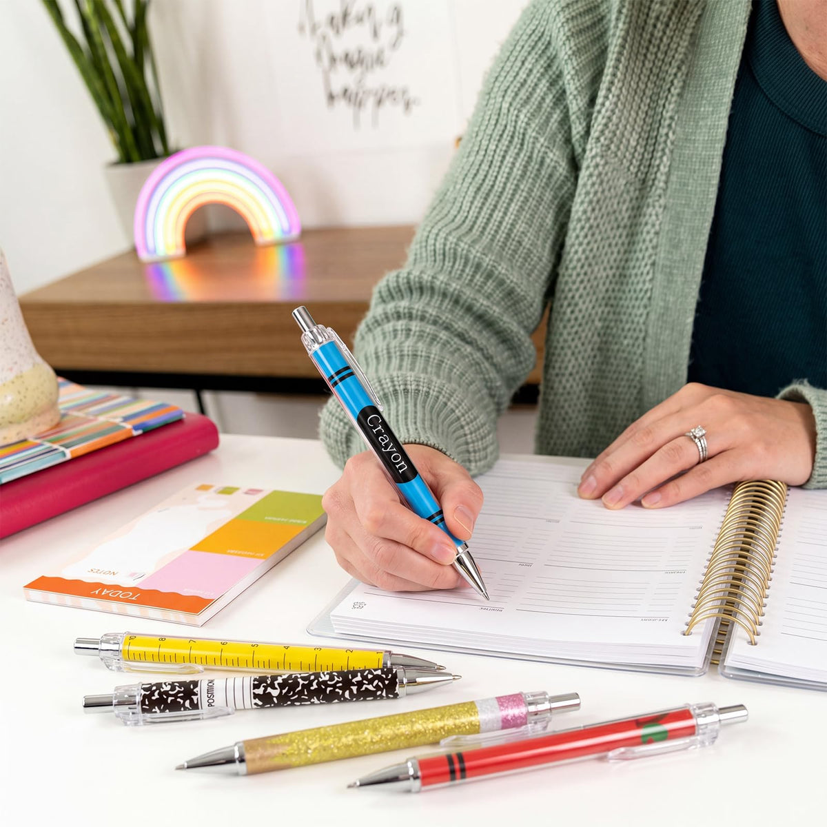 Motipuns 60 Pcs Teacher Pens Bulk Christmas Teacher Appreciation Gifts Bulk