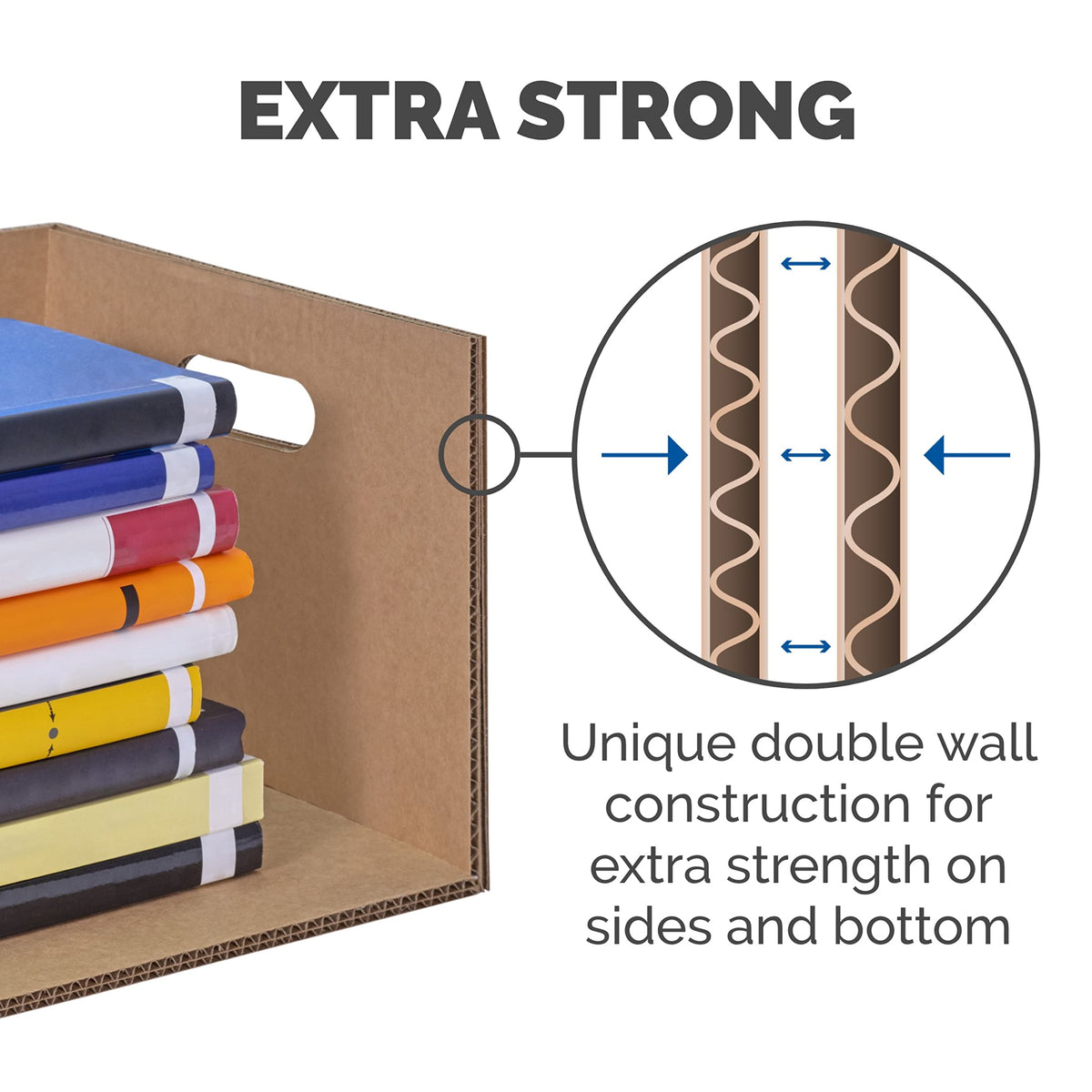 Bankers Box 10-Pack Small Classic Moving Boxes with Reinforced Handles