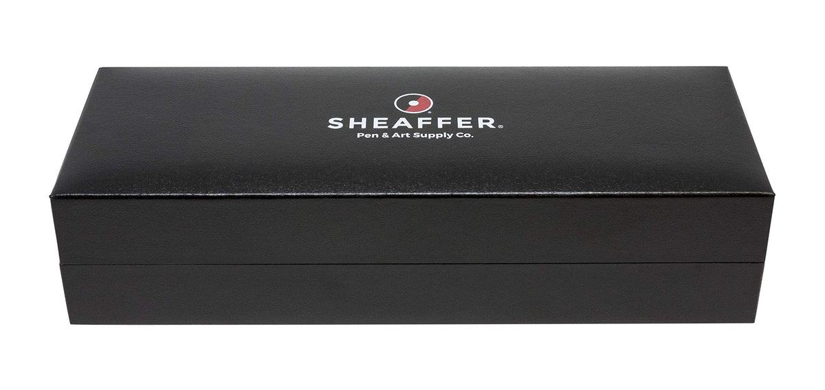 Sheaffer Prelude Gloss Black Ballpoint Pen with Gun Metal Tone PVD Trim