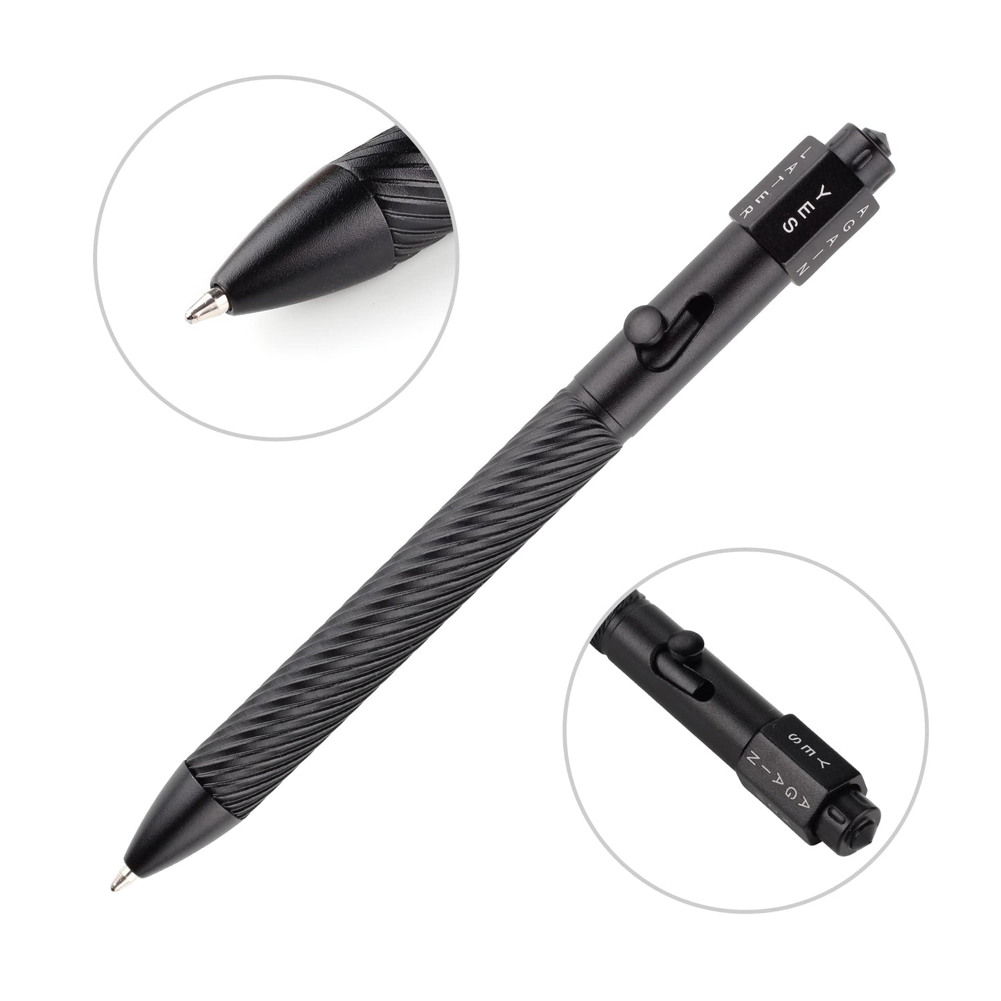 SMOOTHERPRO Fidget Spining Bolt Action Pen, with Decision Make, Grey