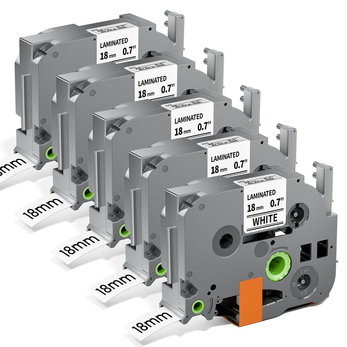 Replacement for Brother TZe-241 TZe241 P Touch Label Maker Tape 18mm