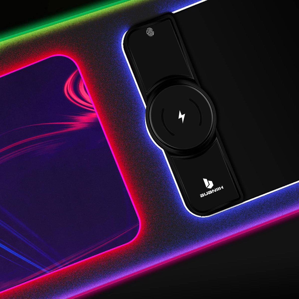 Mouse Pad,Gaming Desk Mat,Mouse Pad with Wireless Charging