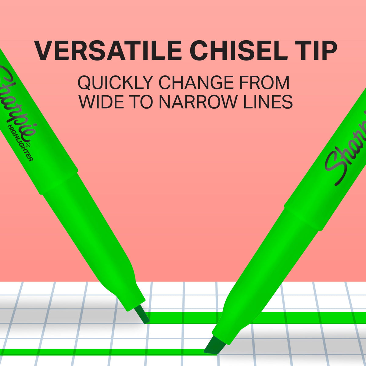 Sharpie Pocket Highlighters Narrow Chisel Tip Highlighter Marker Set Pack Of 36 In 6 Assorted