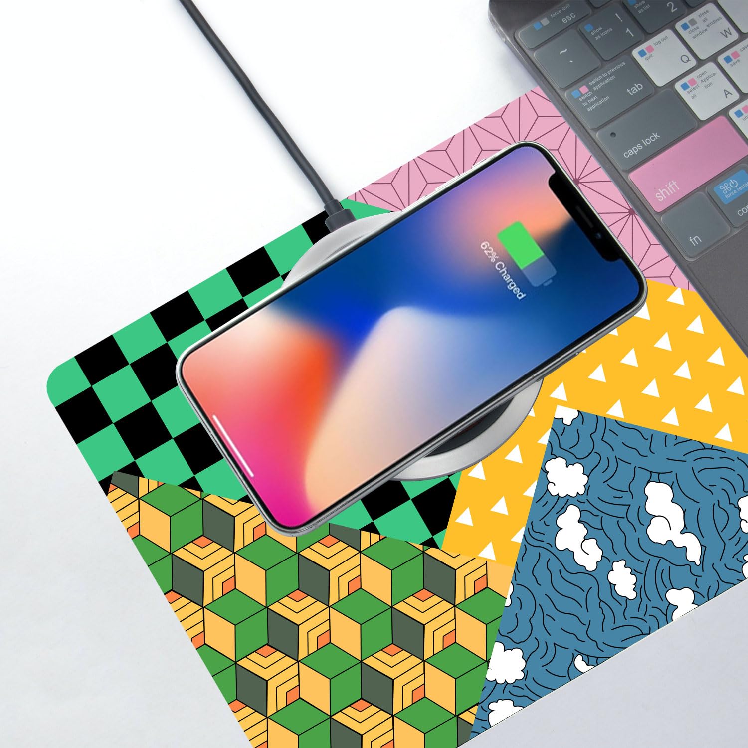 XXL Mouse Pad, Super Thick Waterproof Desk Mat with Stitched Edge