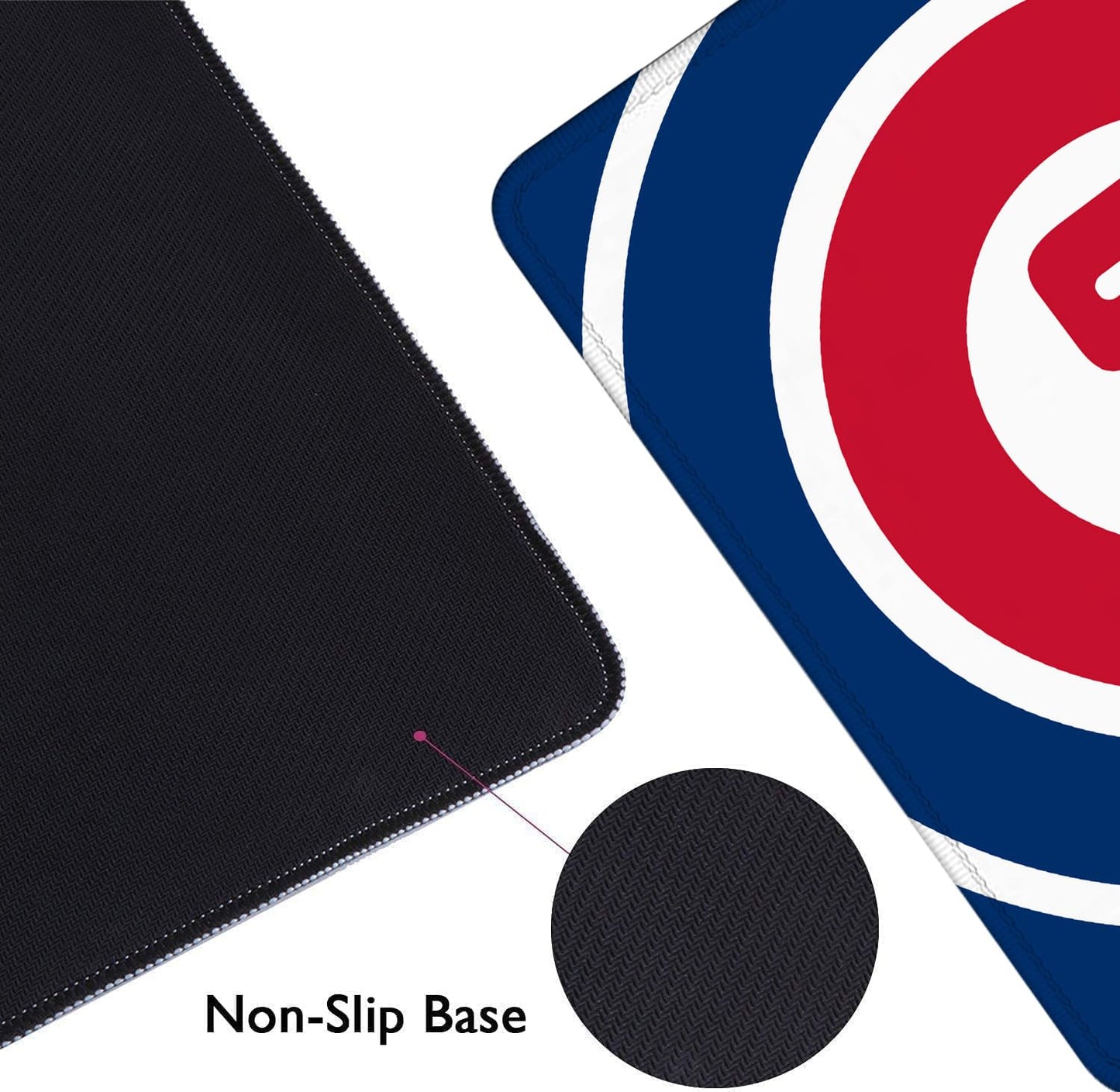 Baseball Mouse Pad Extended Large Gaming Desk Pad 31.5 x 11.8 Inch, XL Mousepad Topographic Mouse