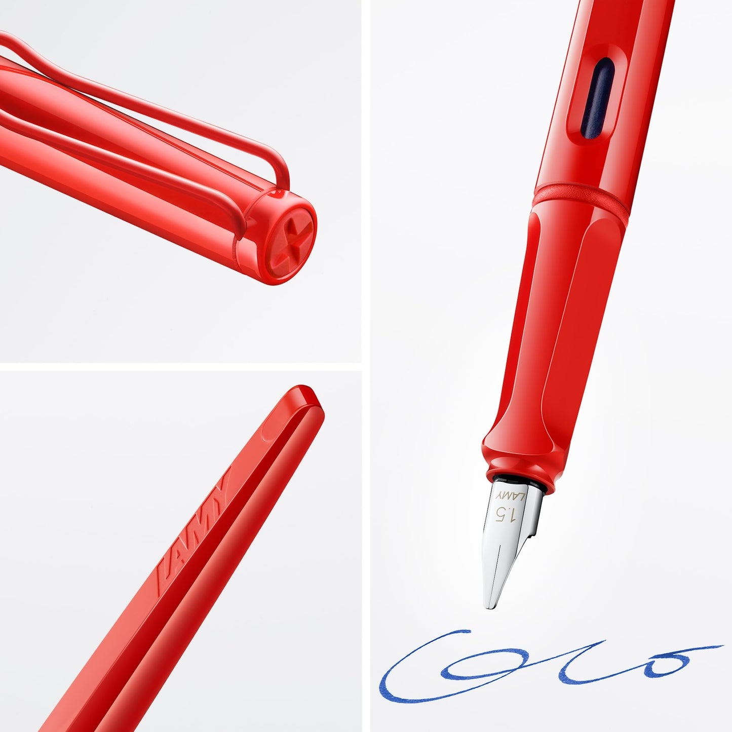 Lamy joy Calligraphy Pen 015 Made of Robust Plastic in Strawberry with Nib Tip 1.1 mm, Distinctive