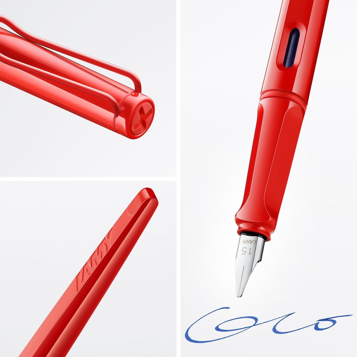 Lamy joy Calligraphy Pen 015 Made of Robust Plastic in Strawberry with Nib Tip 1.1 mm, Distinctive