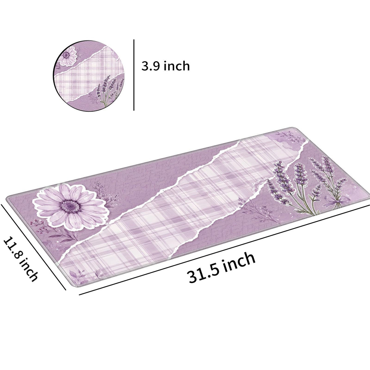 Desk Mat Large Gaming Mouse Pad + Coaster