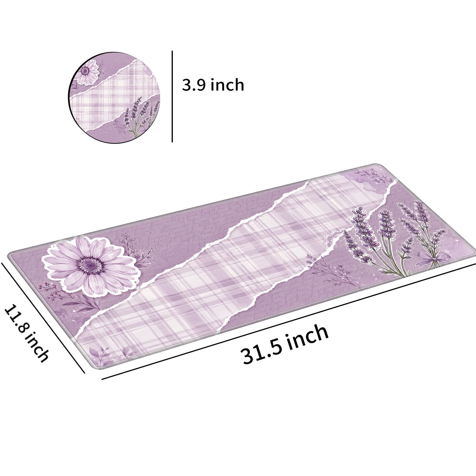 Desk Mat Large Gaming Mouse Pad + Coaster