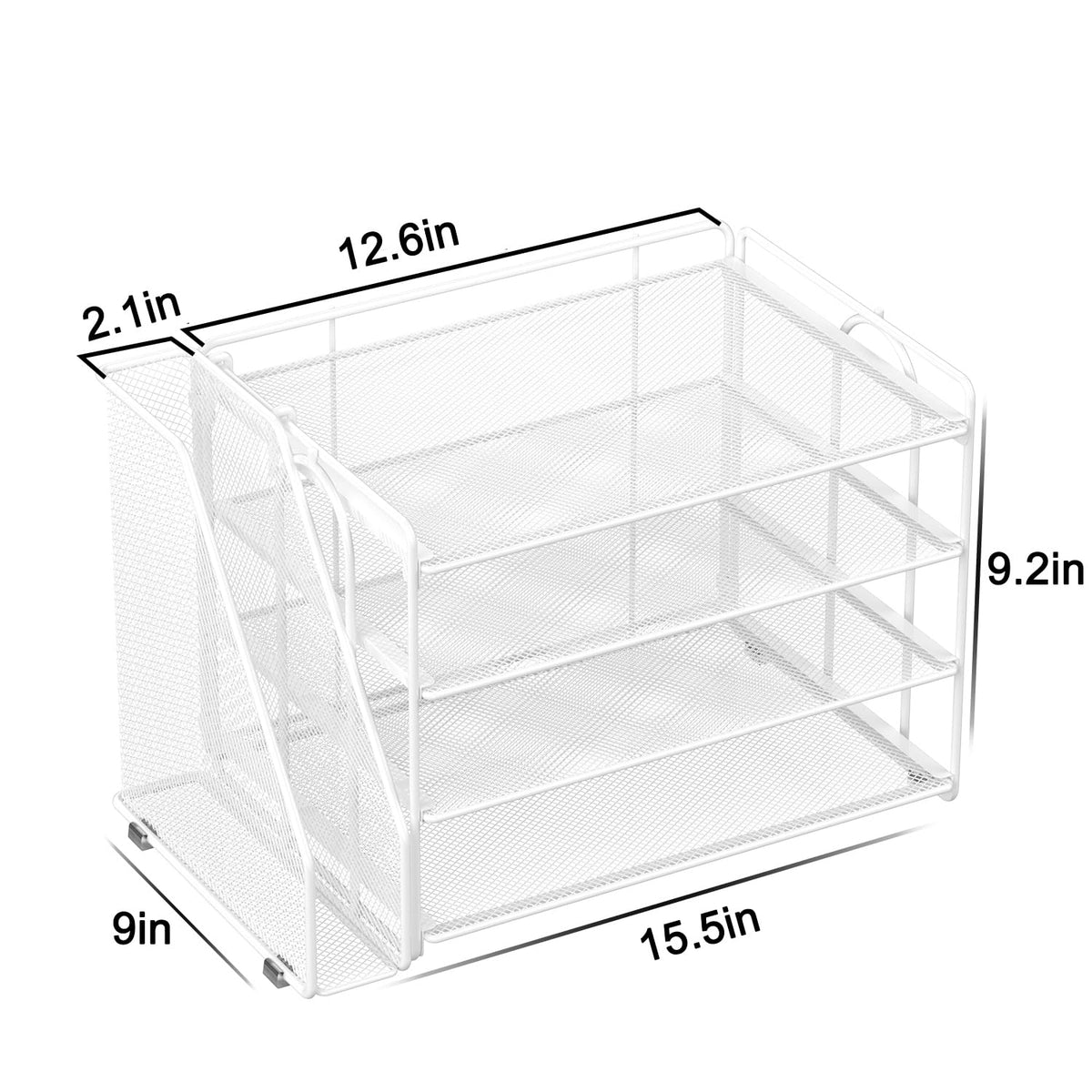 Spacrea Desk Organizers and Accessories, Paper Organizer for Desk with File organizer, Desk
