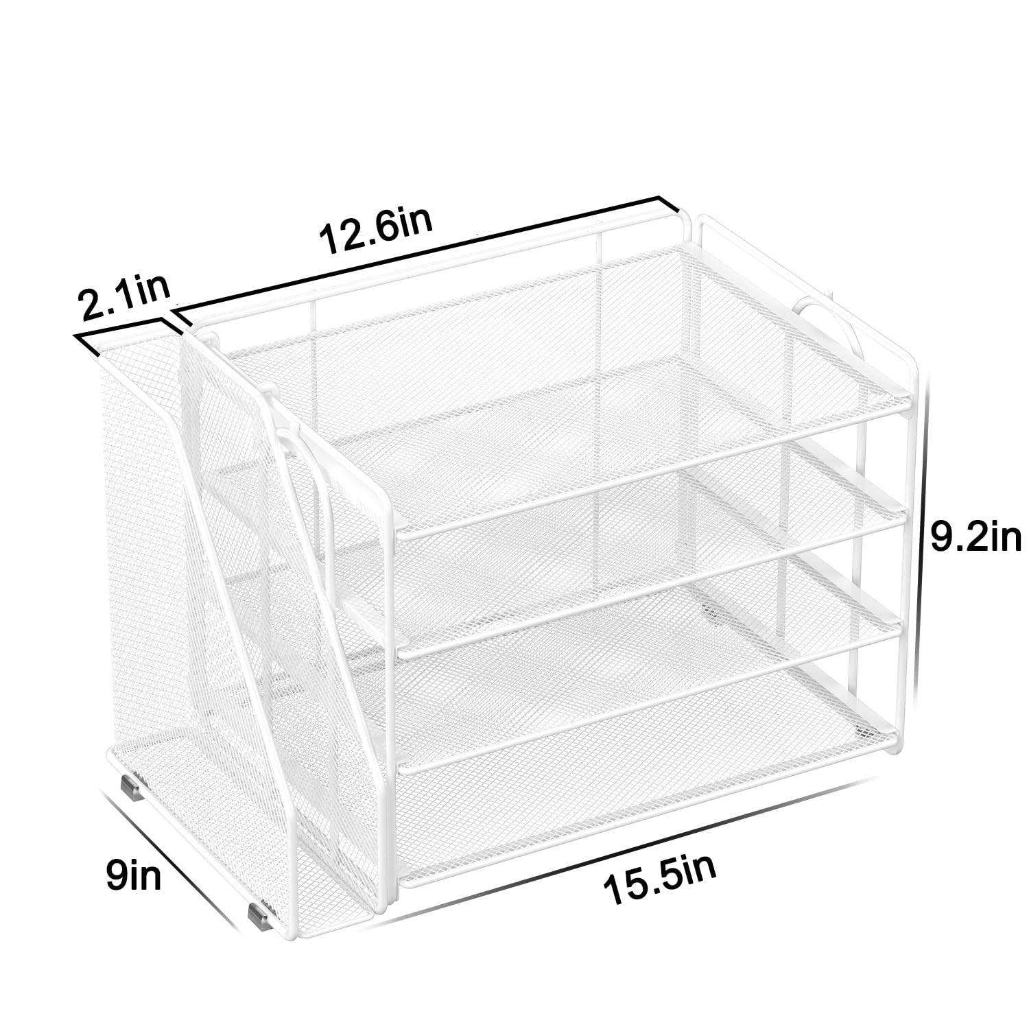 Spacrea Desk Organizers and Accessories, Paper Organizer for Desk with File organizer, Desk