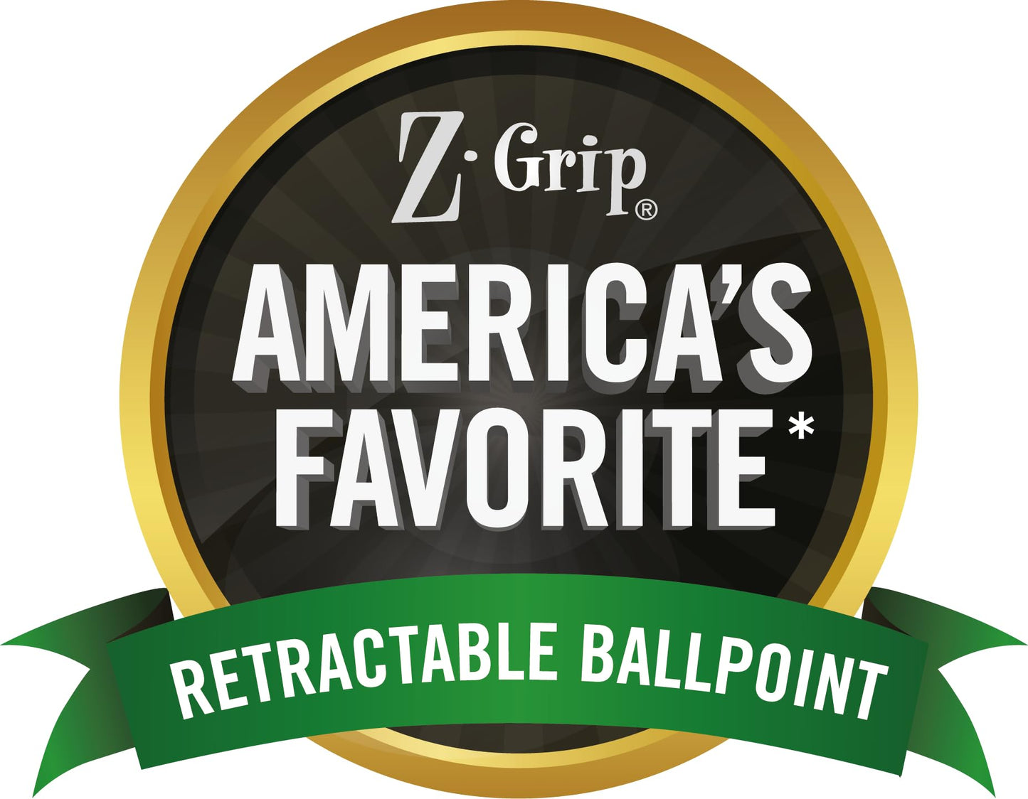 Zebra Pen Z-Grip Retractable Ballpoint Pen, Medium Point, 1.0mm, Red Ink (Pack of 6, 72 Count Total)