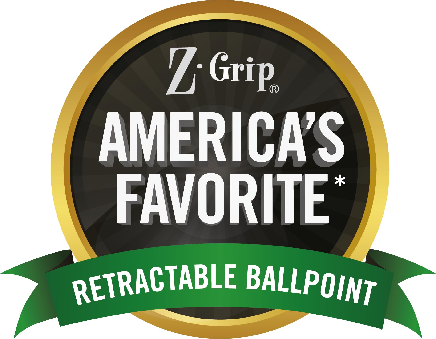 Zebra Pen Z-Grip Retractable Ballpoint Pen, Medium Point, 1.0mm, Red Ink (Pack of 6, 72 Count Total)