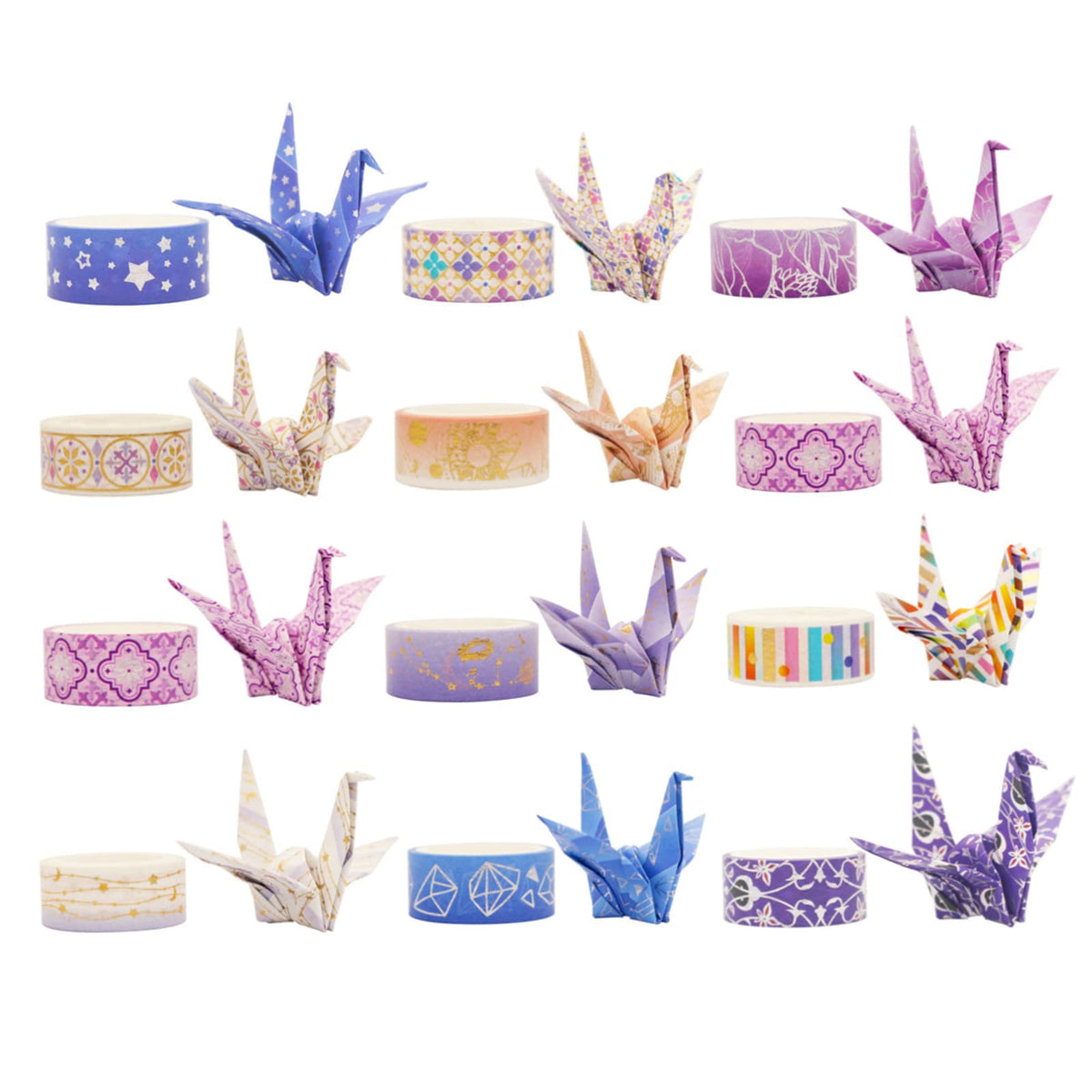 Esweny 12 Rolls Galaxy Washi Tape Set Bronzing Starry Night Decorative Masking Tape for