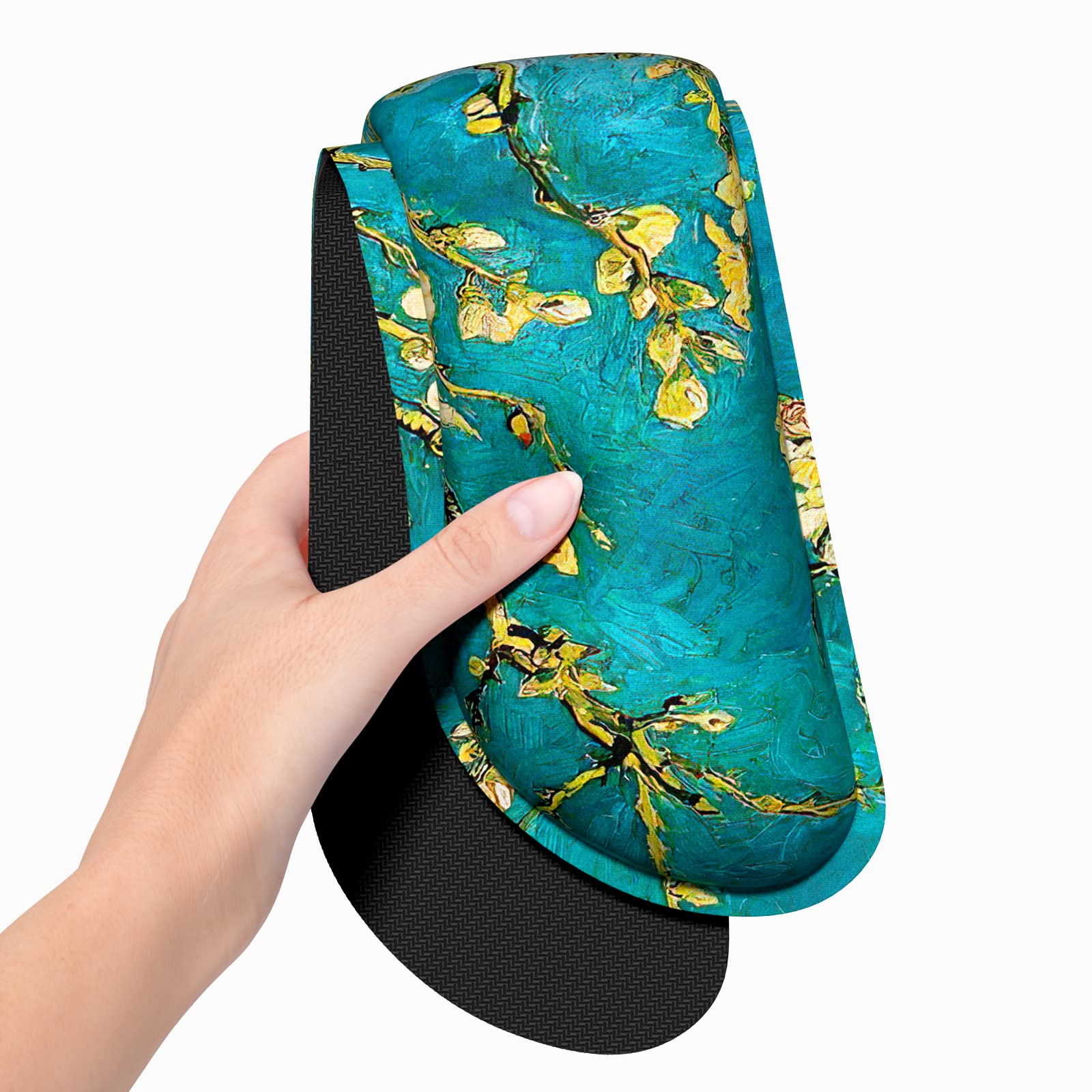 Dapesuom Enlarge Keyboard Wrist Rest, Memory Foam Wrist Cushion for Desk Mats Support, Cute Pain