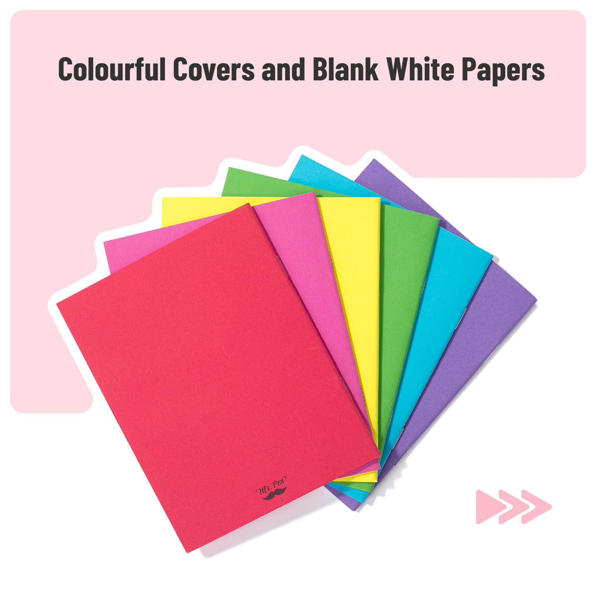 Mr. Pen- Colorful Blank Books, 4.2" x 5.5", 32 Pages, 32 Pack, Blank Notebooks for Kids, Mini