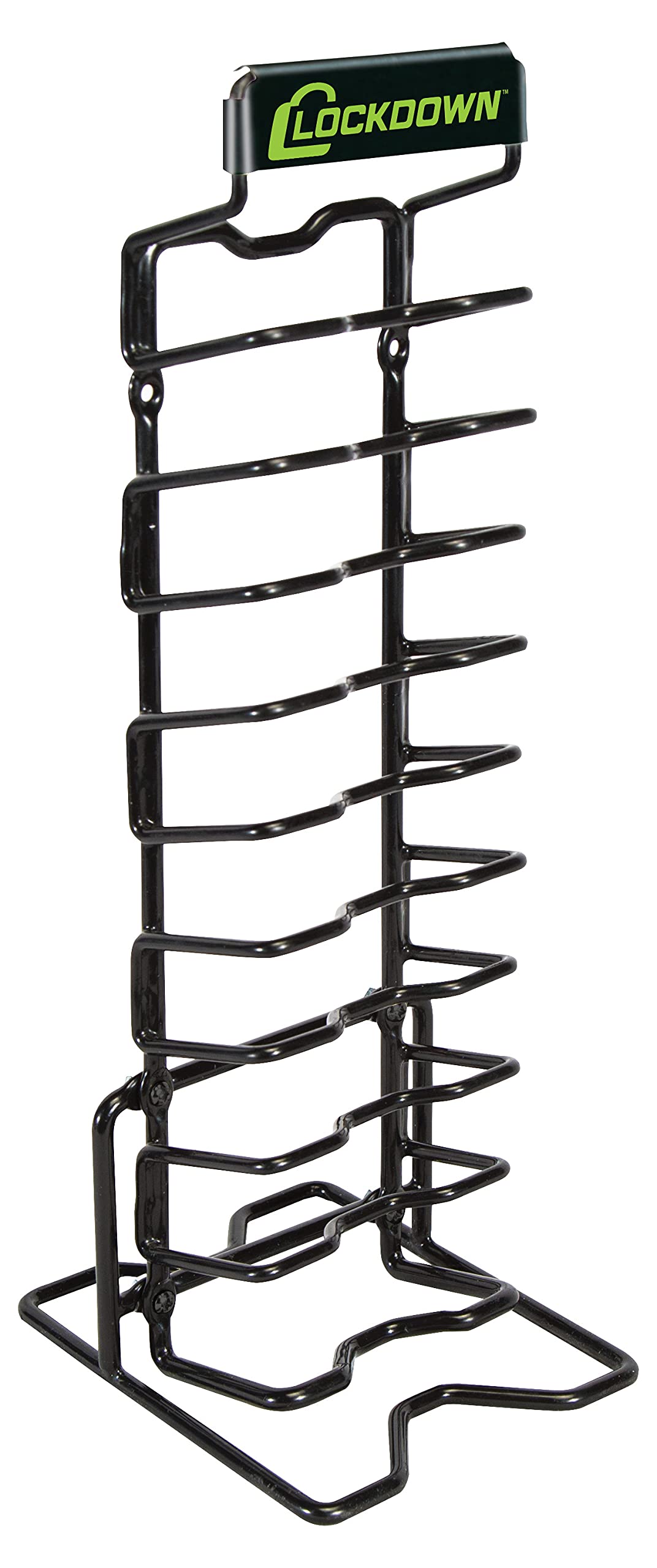 Lockdown Magazine Rack with Vinyl Coating and Steel Frame for Gun Vault Organization, Storage and