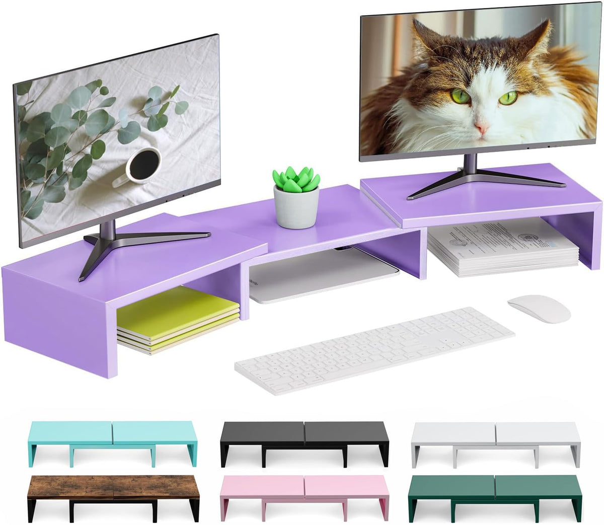OUTIOE Dual Monitor Stand Riser
