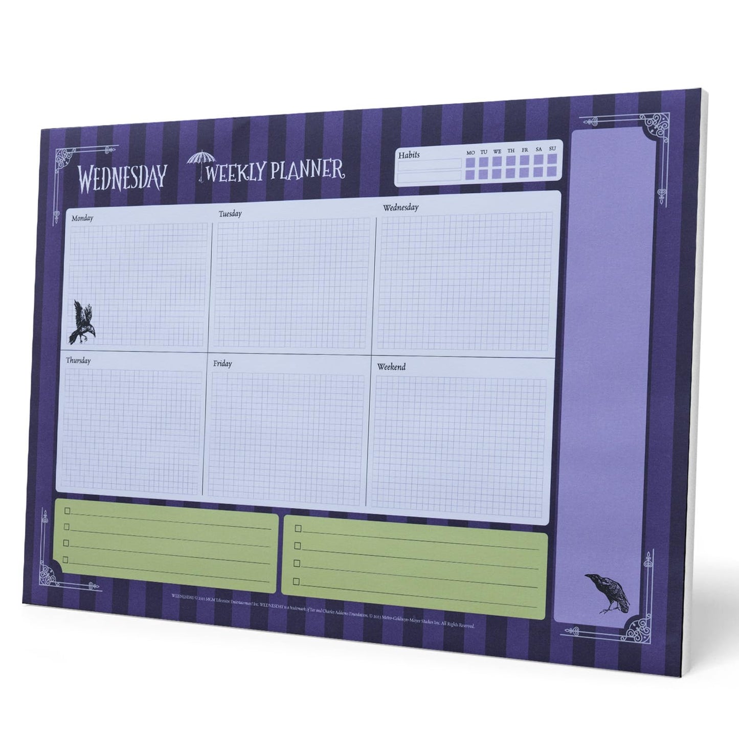 Grupo Erik Wednesday Weekly Planner A4 | Wednesday Calendar | Family Calendar | 54 Tear Off Pages |