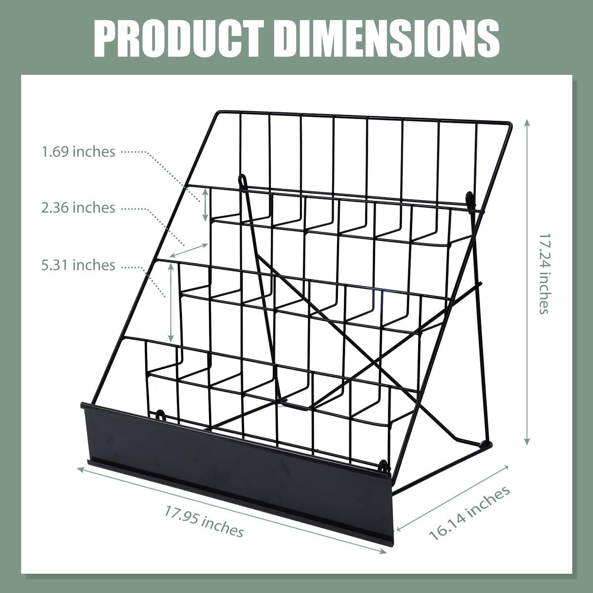 Book Signing Rack,Library Classroom Picture Literature Brochure 4 Tiered