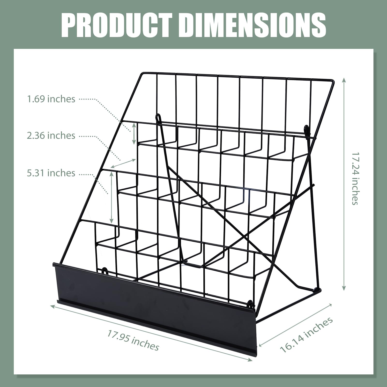 Book Signing Rack,Library Classroom Picture Literature Brochure 4 Tiered
