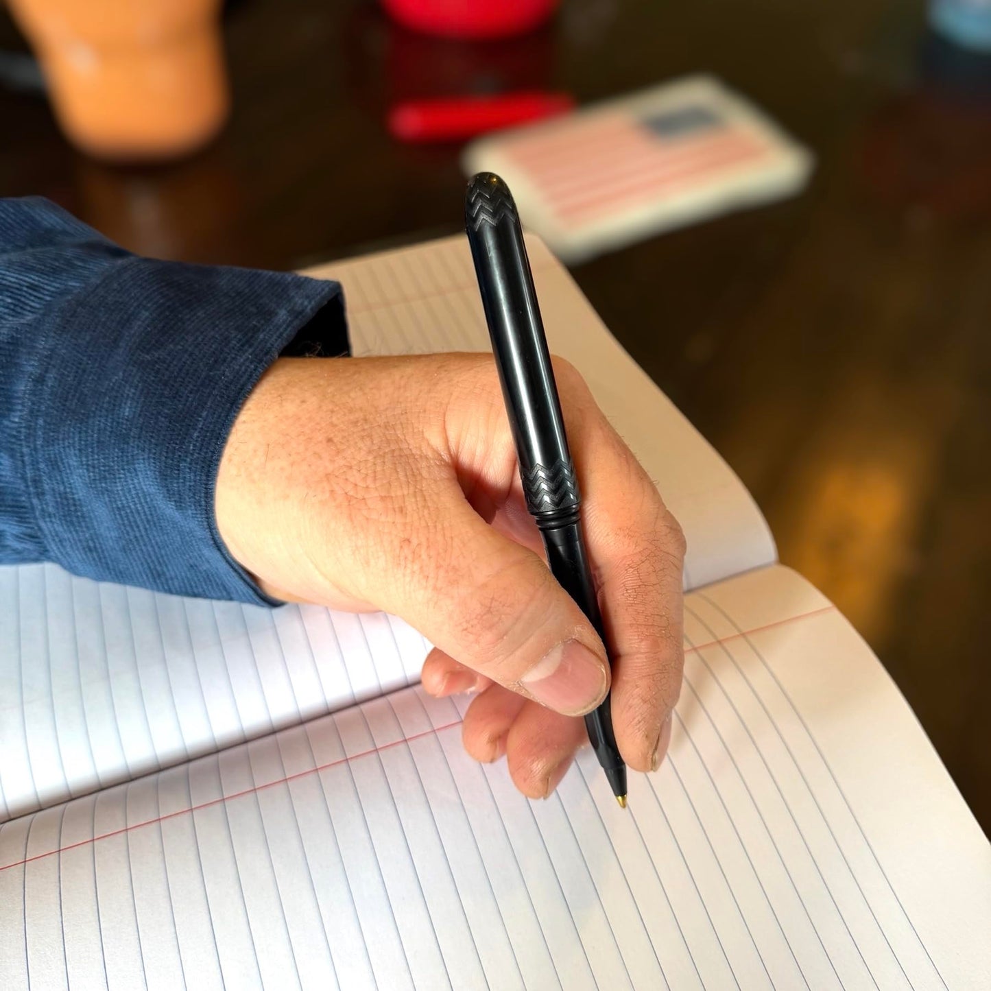 The USA Made Pocket Pen – 8 Pack – compact, affordable, lightweight, EDC black ink ballpoint pen