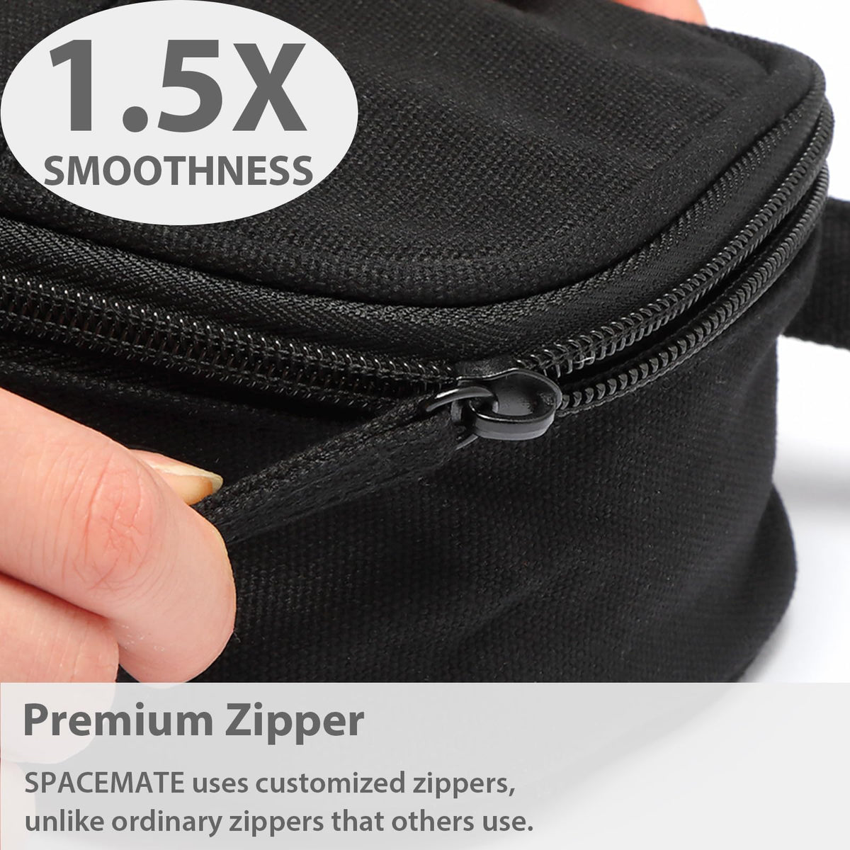 SPACEMATE Large Pencil Case Pouch, Zipper Pencil Box for Kids, Girls & Boys