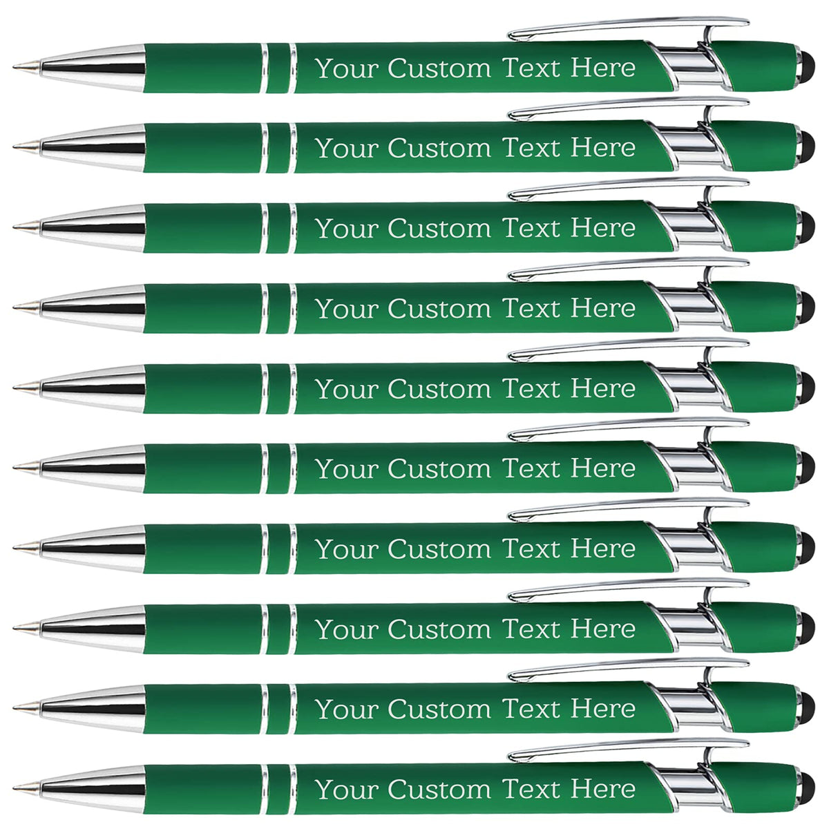 Personalized Custom Pens Bulk Free Engraving with Name Message Customized Ballpoint Pens Stylus for