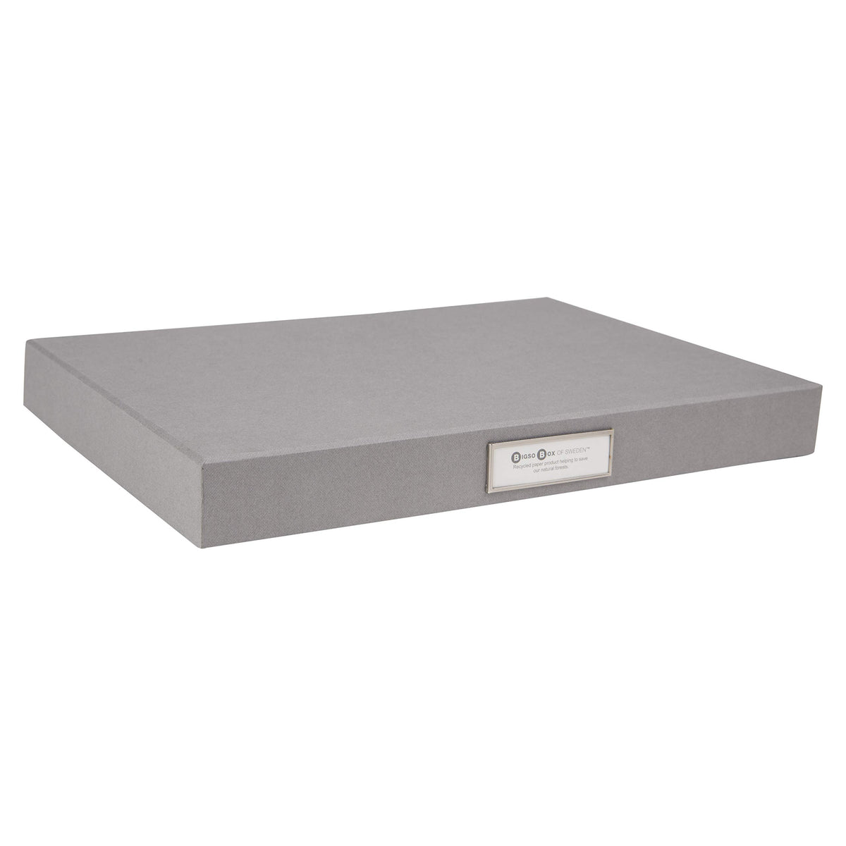 Bigso Sven Fiberboard Classic Hinged Document Box - File Organizer for Important Paperwork