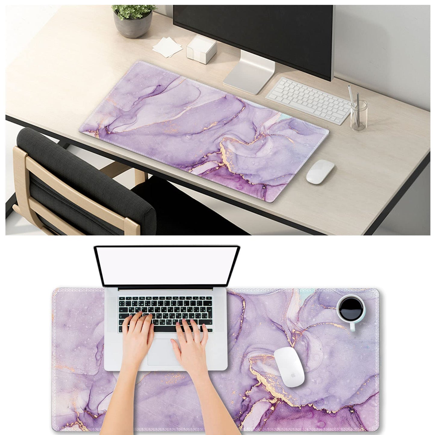 Extended Gaming Mouse Pad XXL ArtSo Large Keyboard Mat Long Mousepad Desk Decor Writing Pad Non