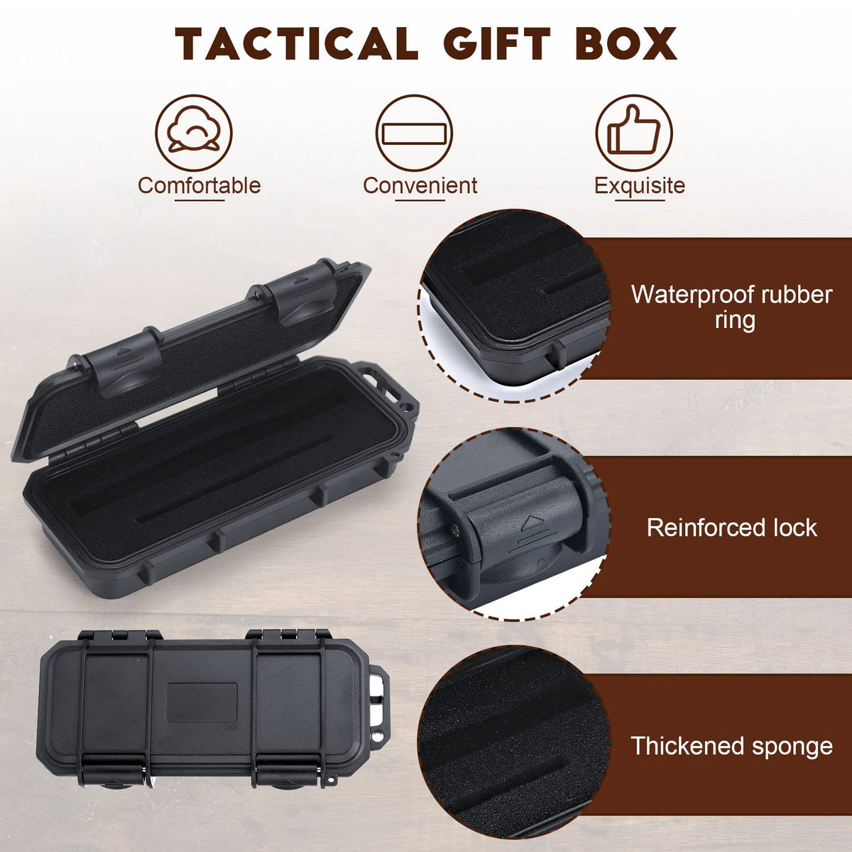 Crtiin Bolt Action Pen Bullet Pen with Gift Box Ballpoint Solid for Gun Lover with Black Ink