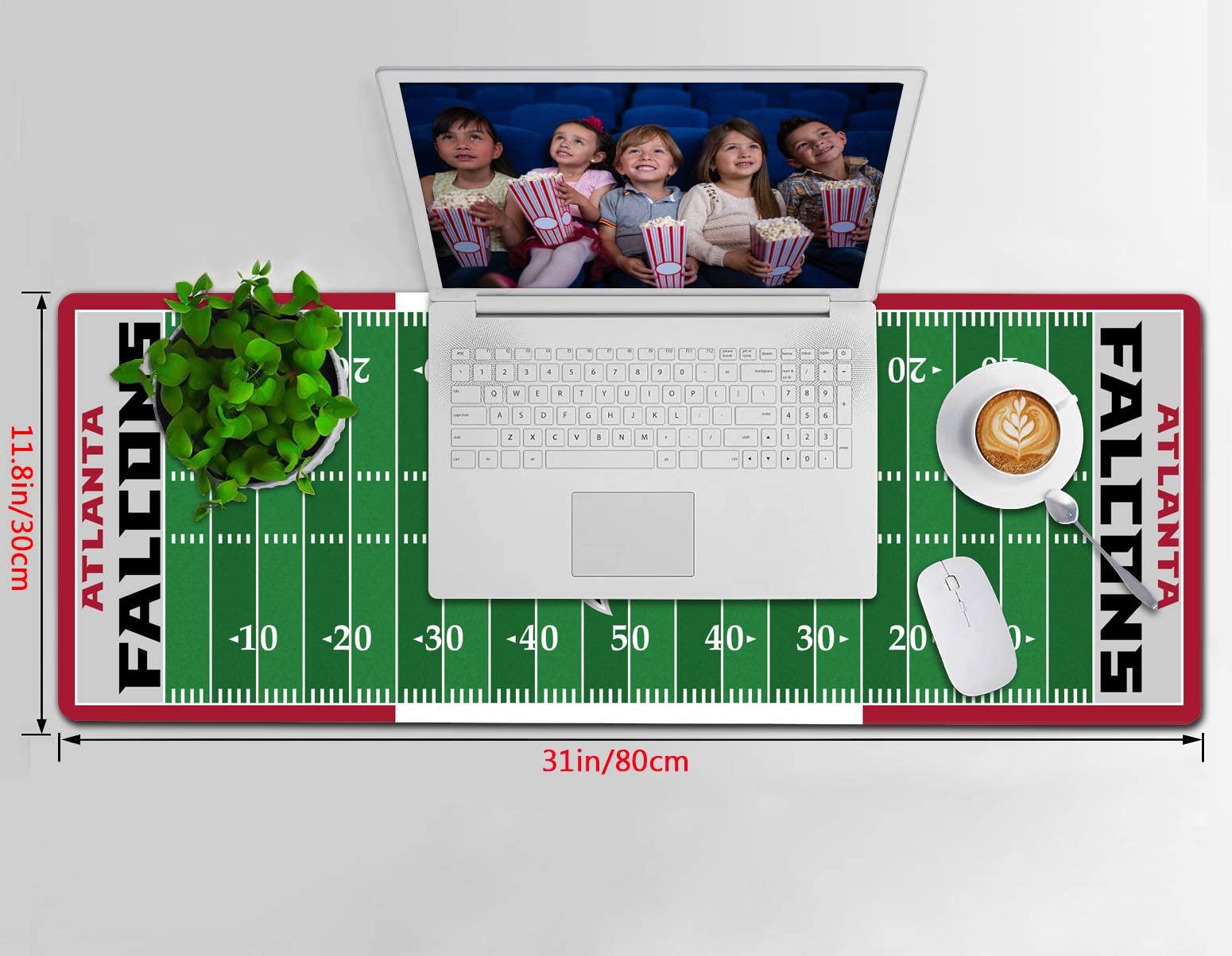 Large Gaming Mouse Pad, Mousepad with Non-Slip Rubber Base for Laptop Computer Desktop
