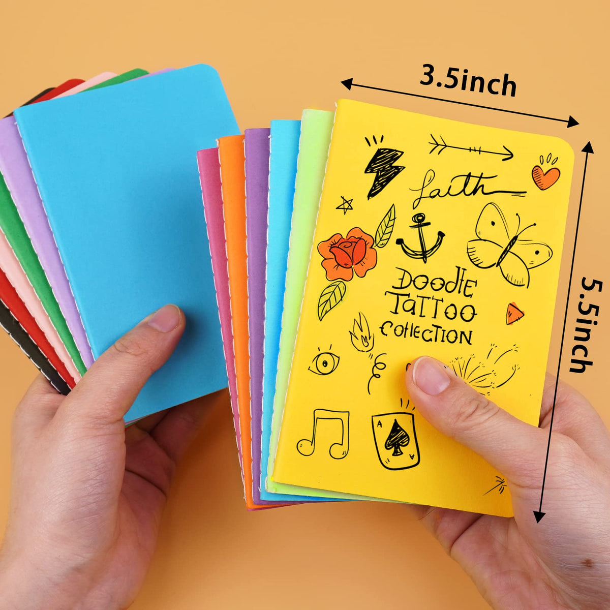 Gwybkq Small Notebook 60 Pack (30Sheets/60Pages) Pocket Notebooks Lined