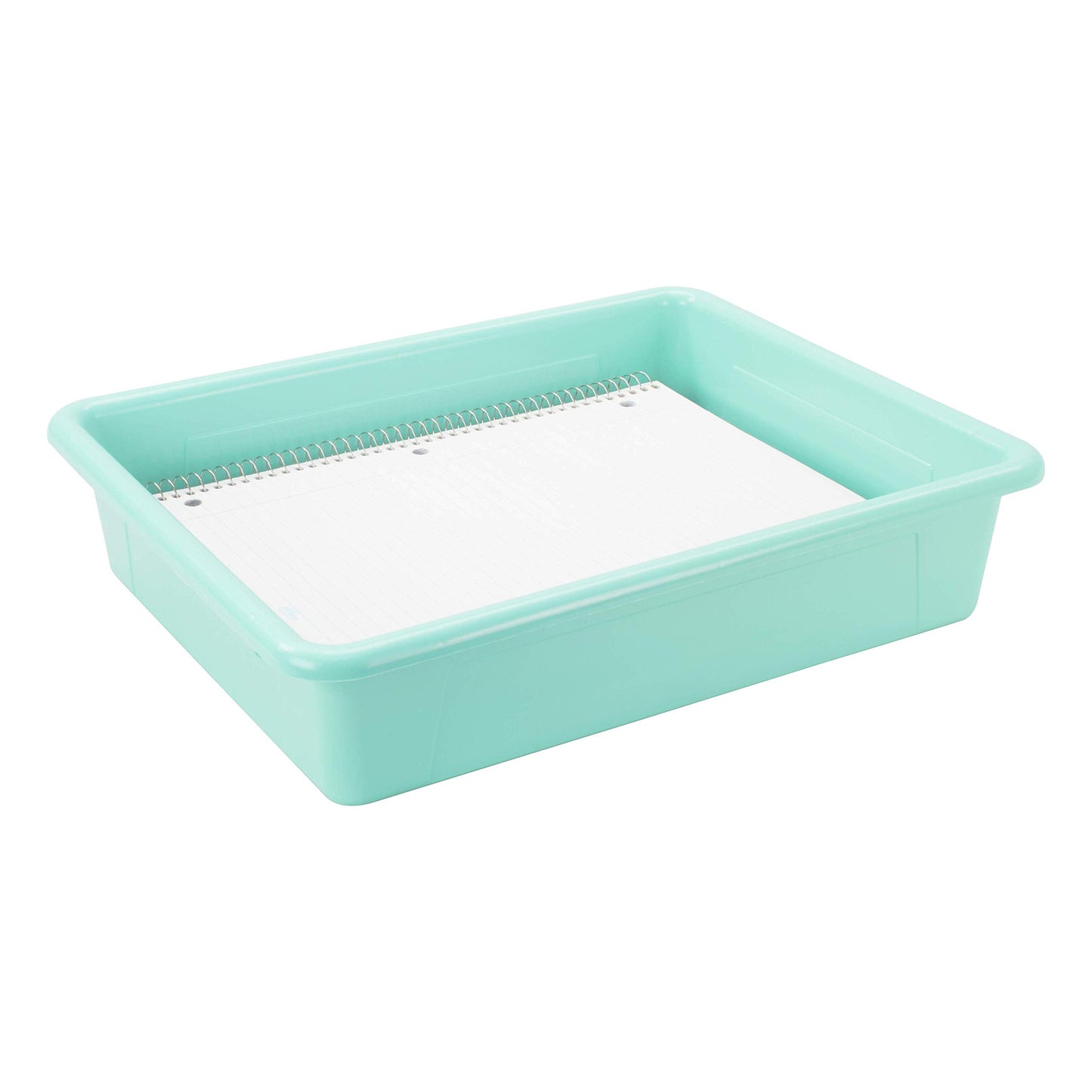 Storex(62522U05C) Letter Size Flat Storage Tray – Organizer Bin for Classroom, Office and Home