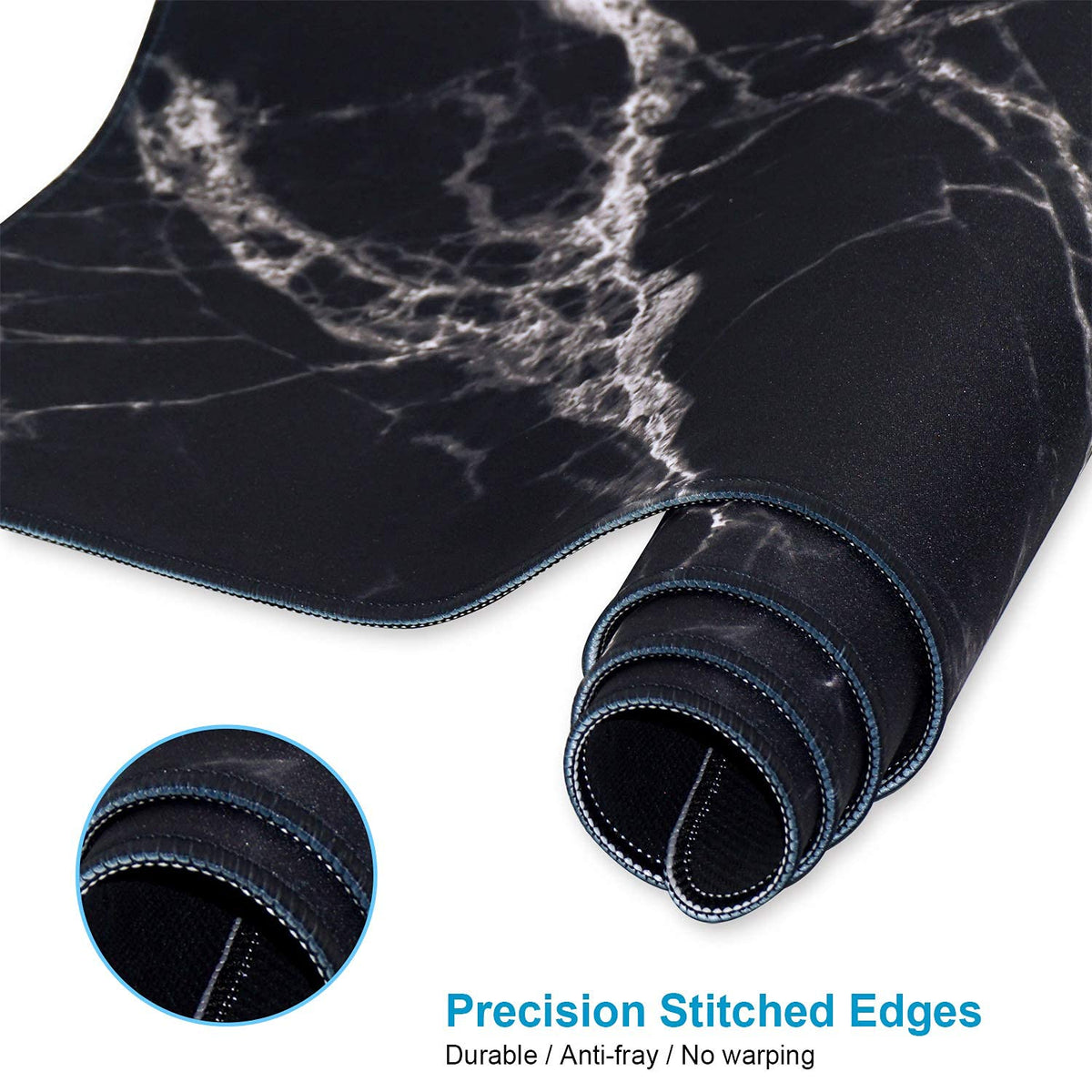 XXL Waterproof Office Desk Pad Protector 35.4x15.7 Inch - Extended Gaming Mouse Pad with Non-Slip