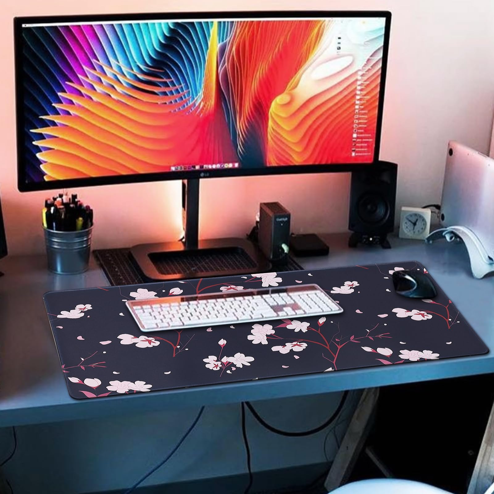 Cmhoo XXL Gaming Mouse Pad 35.4x15.7 Professional Large Mouse Pad & Computer Game Mouse Mat-90x40