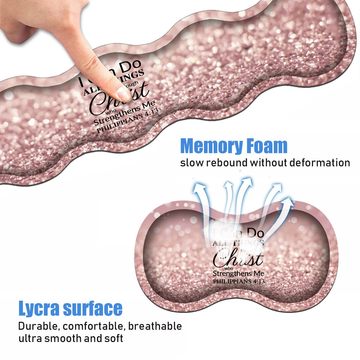 Ergonomic Keyboard Wrist Rest & Mouse Pad Wrist Rest Set,Large XXL Gaming Desk Mat 31.5"x 11.8"
