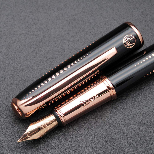 Picasso 916 Malage Fountain Pen Original Box New Version (Starlit Night Black, Medium Nib 0.7mm)