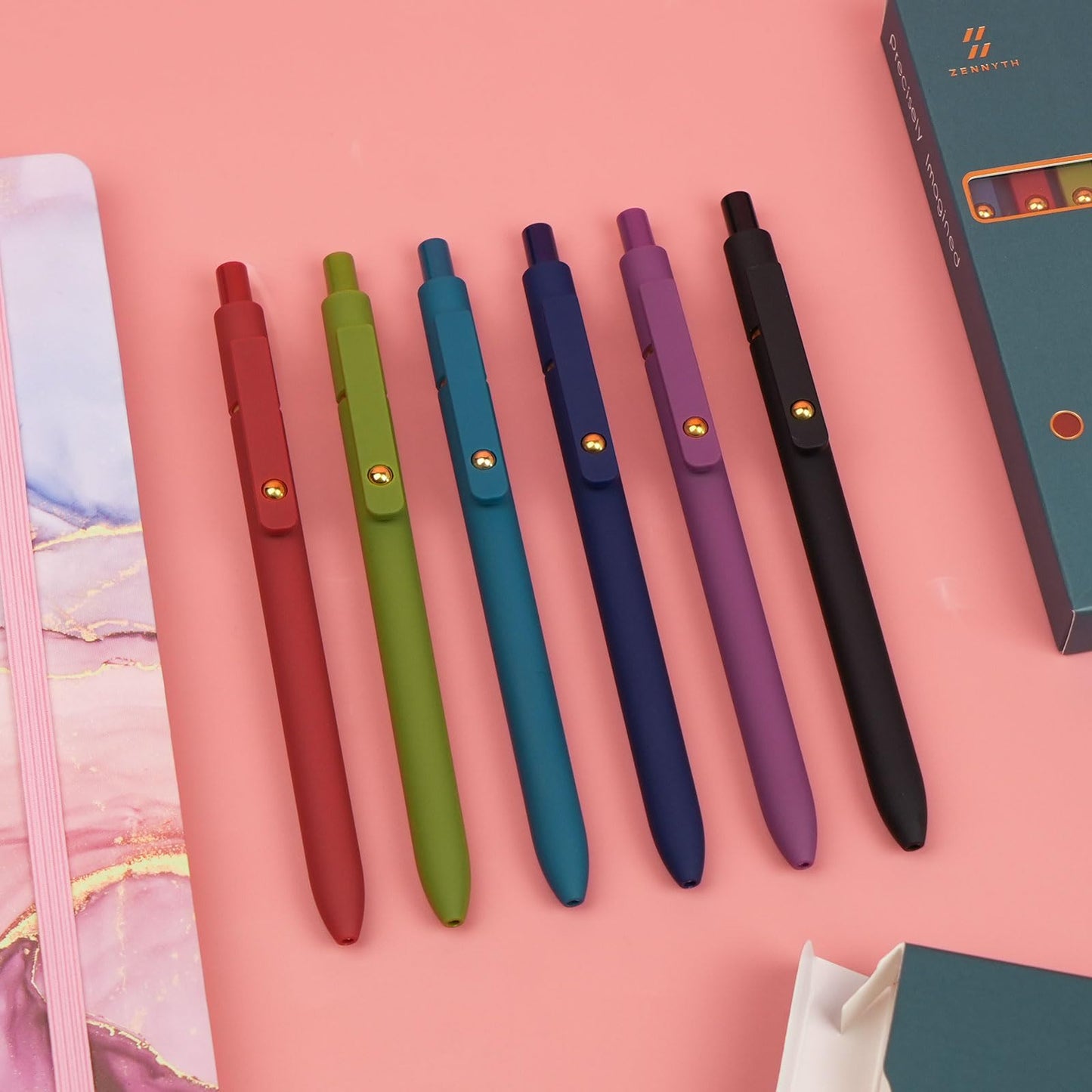 Ddaowanx Colored Gel Pens Set,0.5mm Fine Point Color Ink Pens