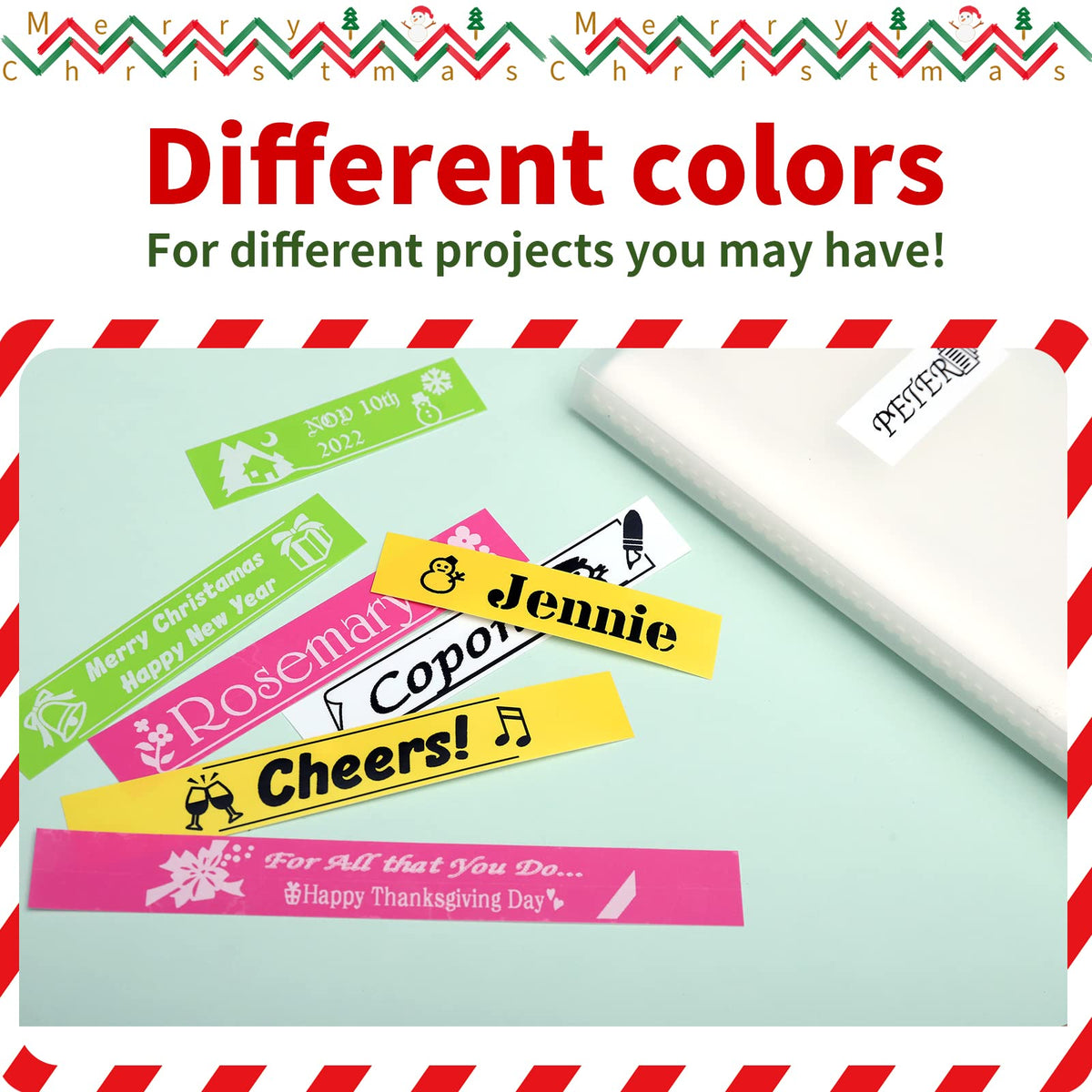 Oozmas Compatible with Brother Label Maker Tape 1 Inch TZe 24mm 0.94"