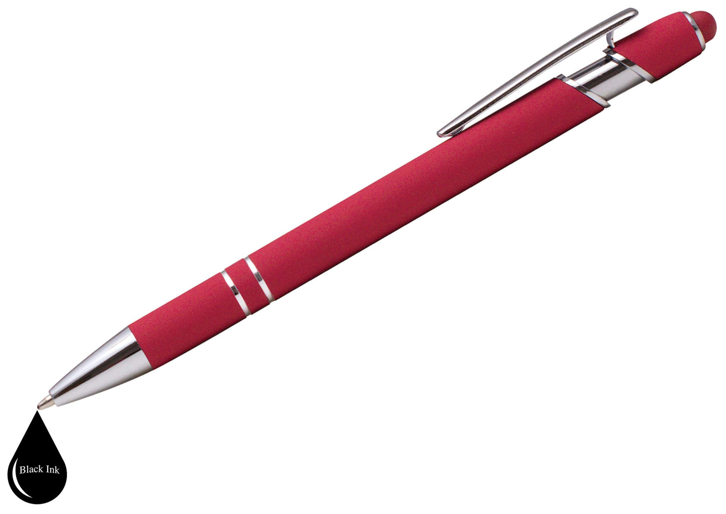 ExpressDesigns™ - Premium Custom Pens with Stylus | Burst of Color | Personalized Soft-Touch Metal