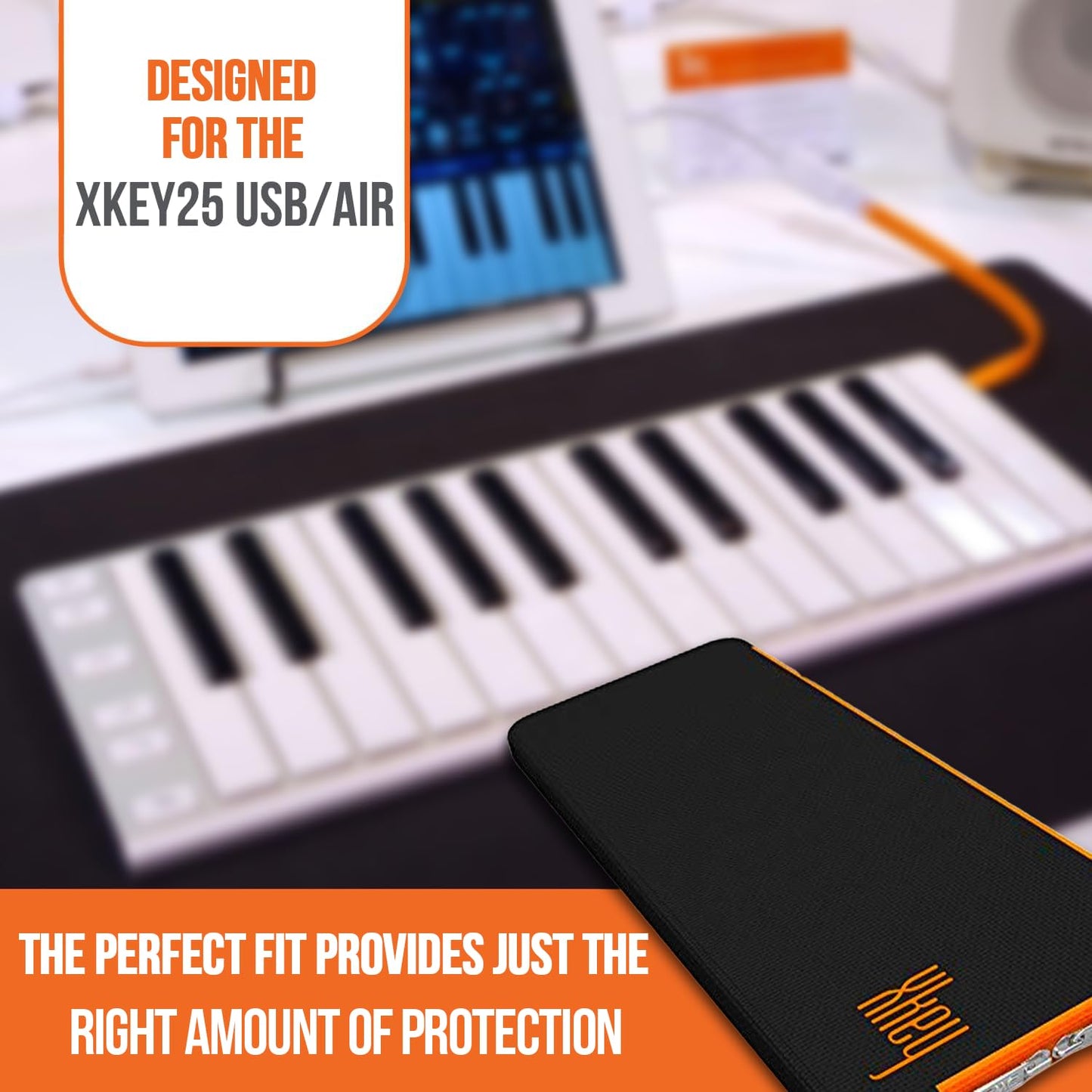 CME Official Supernova Xkey Protection Carrying Case for Xkey 25 USB/Air MIDI Keyboard Controller
