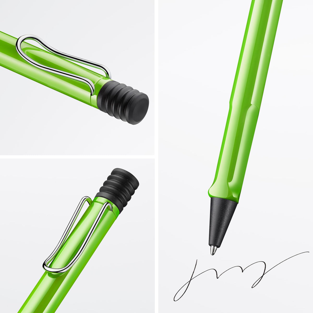 Lamy safari green - Ballpoint Pen with ergonomic grip & line width M - for pleasant long writing
