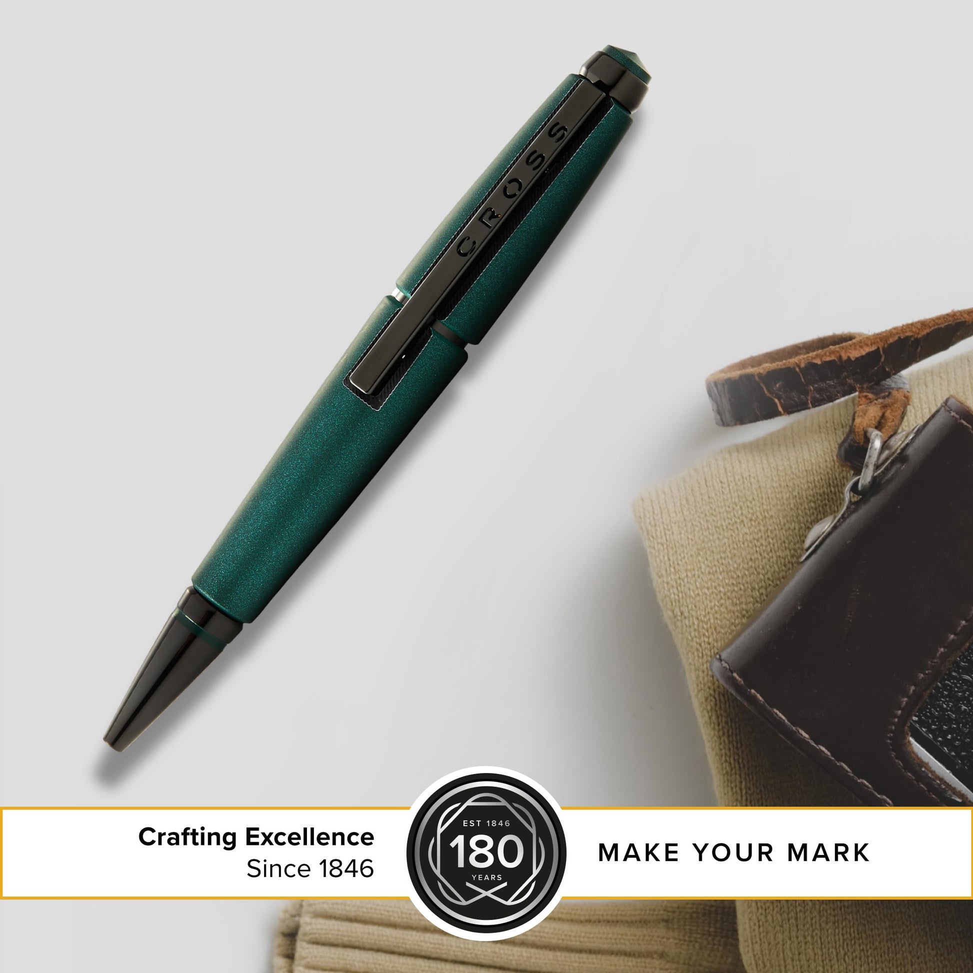 Cross Edge Gel Rollerball Pen, Medium Point, Black Ink, Multiple Colors