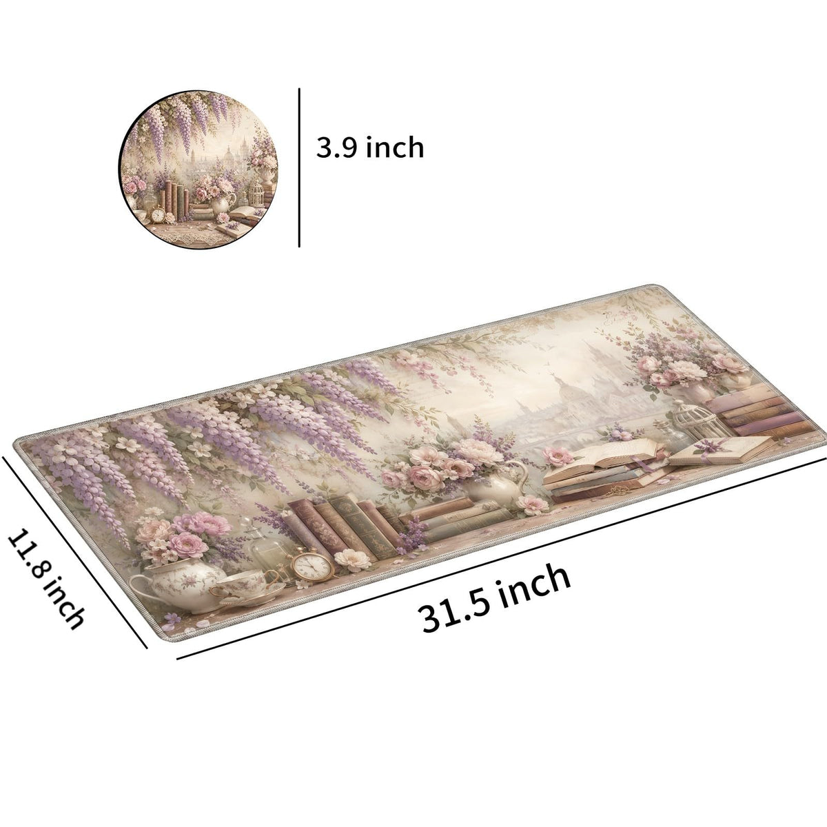 Desk Mat Large Gaming Mouse Pad + Coaster